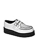 2 Inch Platform Creeper Men's Size Shoe With Buckled Zipper Strap