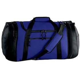  Sport Bag with Shoe Pocket - Purple/Black