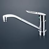 KVK 流し台用シングルレバー式混合栓（eレバー） 【KM5011JTEC】