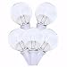 Frosted Globe String Lights Set of 25 G40 Bulbs Indoor / Outdoor - White Wire