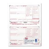 Office Products : TOPS 22991 W-2 Tax Forms For Laser Printers, 6-Part, 50 Sets Per Pack
