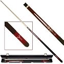 Red Sword Pool Cue w/ Case - Billiards > Cue Sticks > Theme Hardwood