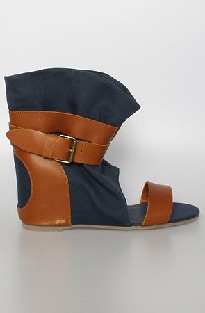 80%20 The Molly Open Toe Hidden Wedge in Navy,Shoes for Women from 80%20
