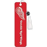 (2x6) Detroit Red Wings Beaded Bookmark