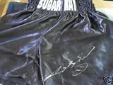 SUGAR RAY LEONARD AUTOGRAPHED BOXING TRUNKS (BOXING)
