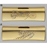 王将 木柄玄能・金鎚 彫刻金メッキ四角玄能(頭丈) 300g