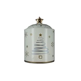 10 Snowlit Holiday Cookie Jar by Russ Berrie by Russ