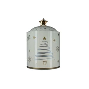 10 Snowlit Holiday Cookie Jar by Russ Berrie by