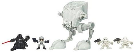 Star Wars Galactic Heroes Deluxe Cinema Scene Mini Figure Multi Pack Hoth AT-ST Assault