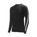 Helly Hansen Long Sleeve Stripe Baselayer - Size Large
