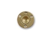 Flush Ring Pull Brass 2