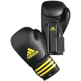 Adidas 'TACTIK PRO' Boxing Gloves (Size: 10oz) (Colour: Black / Yellow )