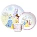 DISNEY PRINCESS CROWNED WITH BEAUTY MUG PLATE AND BOWL SET