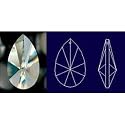 1.5" 32% Lead Peardrop Suncatcher Crystal Prism
