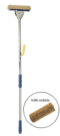 Casabella Floor Mop - Chrome, Blue and Yellow (Pack of 12)
