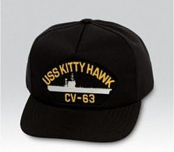 U.S.S. Kitty Hawk Hawk CV-63 Ship Cap