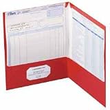 Oxford Laminated Black 100 Sheet Capacity Two-Pocket Portfolios 25 Count (51706)