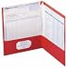 Oxford Laminated Black 100 Sheet Capacity Two-Pocket Portfolios 25 Count (51706)
