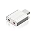 USB External Sound Card, VANDESAIL USB2.0 Audio Adapter Stereo 5.1 with 3.5mm MIC and Headphone Jack for Windows, Mac, Linux