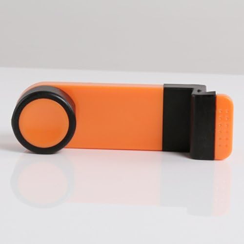 IMPROVED DESIGN - Universal Air Vent Mount Cell Phone Holder from Grey Market. Rotates 360. Holds Most Smartphones Including Galaxy S4 and S5, Iphone 5 5S and 6, LG G2, and Nexus 5. Even Holds Galaxy Note 3 and Note 4. Small, Sleek, Simple. Fits in Your Pocket and Doubles as a Desk/table Stand. (Orange)