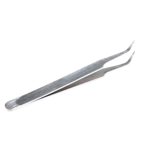 Neewer Anti-magnetic Stainless Steel Curved Tweezers Plier Tip