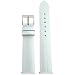 Ladies Watch Band Crocodile Grain White Glossy Built-In Spring Bars 12 millimeter