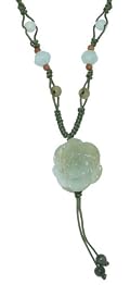 Vividly Carved to Show Off Creativity Begonia Flower Made with Olive Cord