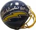 Kellen Winslow Autographed San Diego Chargers Mini Football Helmet with 