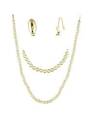 Single Strand Akoya Pearl Necklace in 14K Yellow Gold