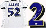 Ray Lewis Autographed / Signed Baltimore Ravens Jersey (James Spence)