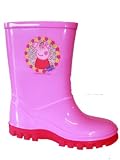 Girls Novelty Peppa Pig Pink Wellies Wellington Boots