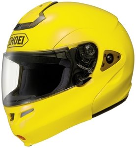 Shoei MULTITEC FLIP-UP BRILLIANT YELLOW SIZE:XSM Motorcycle Full-Face-Helmet