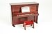 Dolls House 1/12 Scale Upright Antique Piano/ Brand New