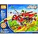 Red Robot super-hero Toy 122pcs Set, Battery Operated Toy, Compare to Knex Toys, Build a Unique 3-D Design Figure, its Sturdy Enough To Play With