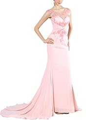 Mermaid Cocktail Silk Cap Sleeves Beaded Applique Pleated Jeweled Evening Dress/Homecoming Dress/Prom Dress/Wedding Party Dress 