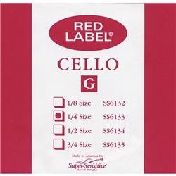 Best Price Super Sensitive Red Label 6137 Cello G String, 4/4