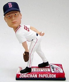 Boston Red Sox Jonathan Papelbon Forever Collectibles On Field Bobble Head