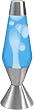 Lava Lite 52 oz Lava Lamp - White/Blue/Silver