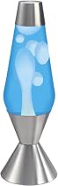 Lava Lite 52 oz Lava Lamp - White/Blue/Silver