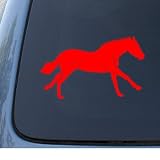 HORSE #4 - Car, Truck, Notebook, Vinyl Decal Sticker #1274 | Vinyl Color: Red