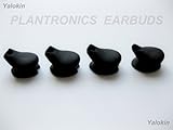 Four Black - Eartips / Earbuds for Plantronics M20a Universal Bluetooth Headset