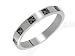 Ladies Sterling Silver 3 Stone Marcasite Band Ring