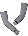 H2H SPORT Unisex Compression Fit Athletic UV Protection Breathable Arm Sleeve with Spandex(KMMM01-GRAY)