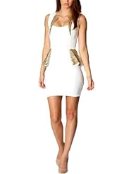 Sexy Sequined Peplum  Bandage Dress/Bodycon Dress  With Ruffles