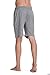 CYZ Men's 100% Cotton Knit Sleep Shorts-GreyNoStripe-L