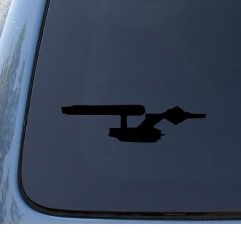  STAR TREK ENTERPRISE - Car, Truck, Notebook, Vinyl Decal Sticker #1135 | Vinyl Color: Black