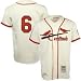 Mitchell & Ness St Louis Cardinals #6 Stan Musial White 1944 Authentic Baseball Jersey