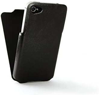 Full Face Jacket for Apple Iphone 4s / 4 | Premium Black Faux Leather | Made By Japanese Designer with Japanese High Quality Standards