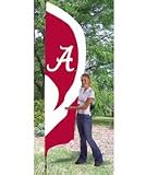 Alabama Crimson Tide Applique 9x3 Foot Feather Banner Flag
