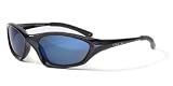 Men's sunglasses - Bloc Cobra XB20 Shiny Black Blue Lens